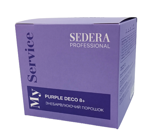SEDERA My Service - Знебарвлюючий порошок purple deco 8+